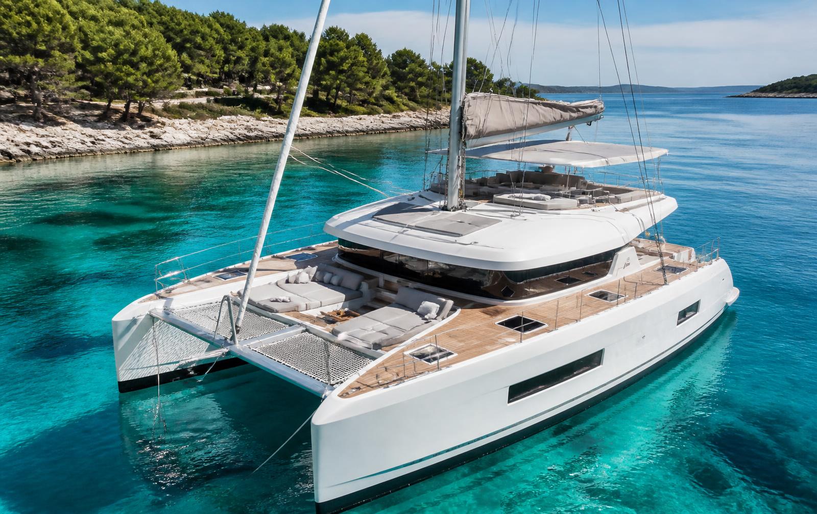 Catamaran charter yachts available with Giacomo Yachting