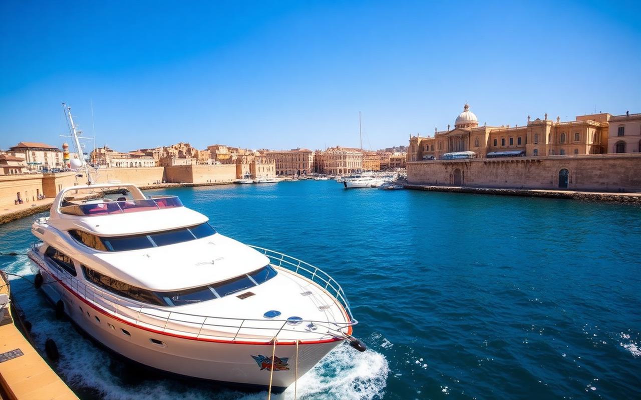 Yacht charter in Malta