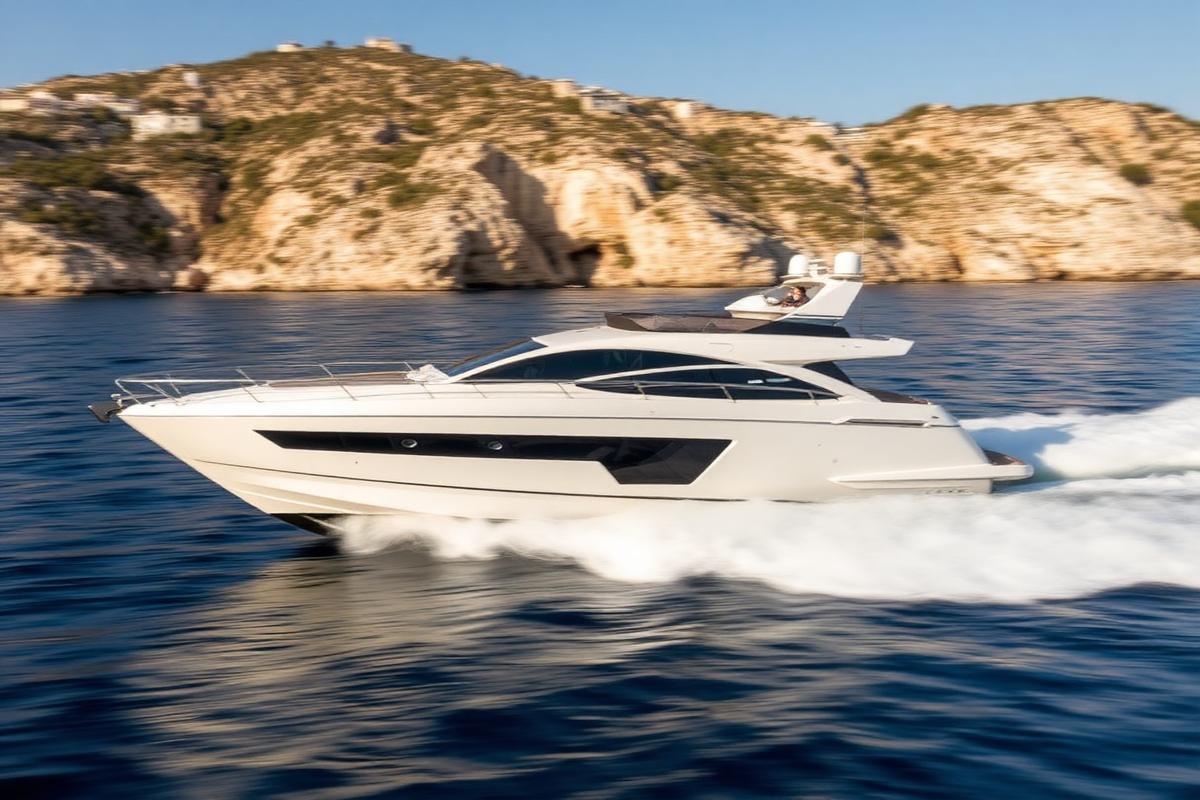 Azimut 55 Flybridge (2023) charter yacht in Palma de Mallorca, Spain — photo 1