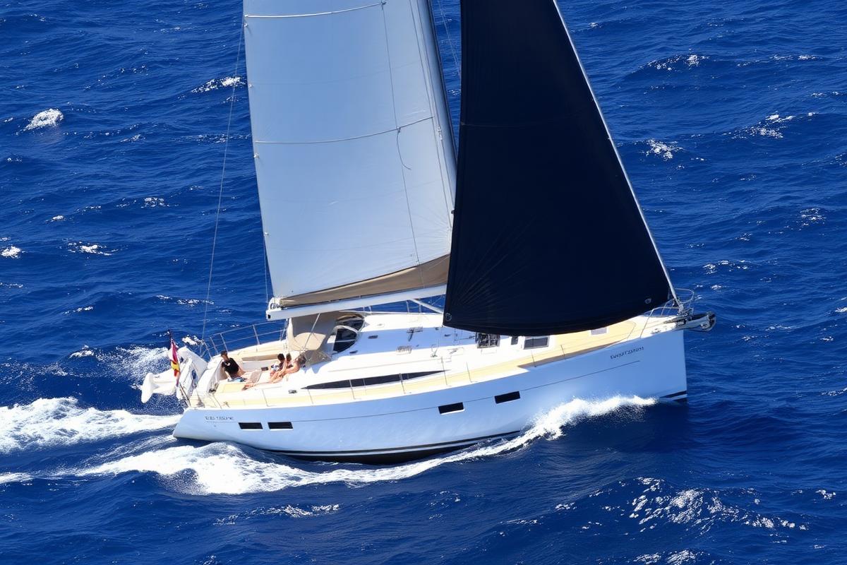 Sun Odyssey 440 (2020) charter yacht in Ibiza, Spain — photo 1